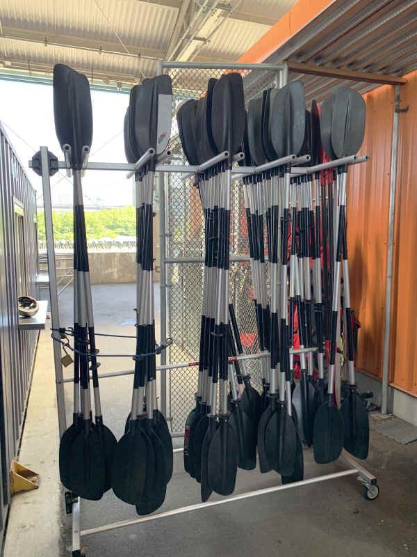 Storage Rack for paddles - canoe  Kayak SUP 