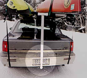 Hitch Rack on sedan rear