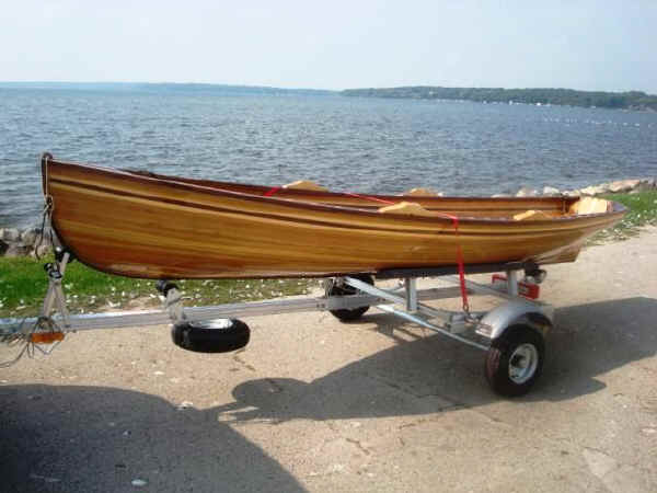 Trailex-SUT-250-S shown transporting a Wineglass Dory