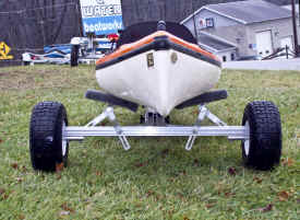 Swift Kayak on Trailex SUT-300-U Universal Beach Launching Dolly
