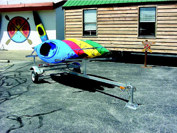 Trailex SUT-250M-2 Dual or Quad Kayak Trailer