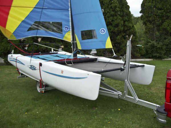 Trailex TX-418 Trailer for Catamarans - Hobie Cat , Inter Nacra, Prindle,