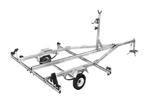 Trailex TX-418 Trailer for Catamarans - Hobie Cat , Inter Nacra, Prindle,