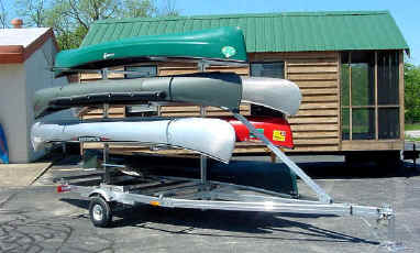 Trailex UT-1000-8 Multiple Canoe Trailer