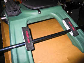 Flat Rod Carrier for WaterBike